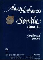 Sonata for Oboe and Bassoon Opus 302   1979  PDF电子版封面     