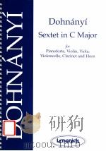sextet in c major for pianoforte violin viola violoncello clarinet and horn   1948  PDF电子版封面    Dohnányí 