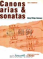 Canons arias & Sonatas for 2 trumpets   1994  PDF电子版封面     
