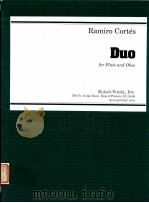 Duo for Flute and Oboe   1973  PDF电子版封面    RamiroCortés 