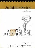 An Outdoor Overture for symphonic band（1948 PDF版）