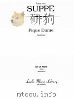 Pique Dame Overture set of parts 06839（ PDF版）