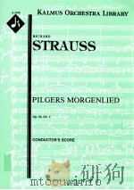 Pilgers Morgenlied  Op.33 No.4 conductor's score A 3106     PDF电子版封面    RichardStrauss 