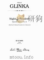 Night in Madrid Spanish Overture No.2 set of parts 05610（ PDF版）