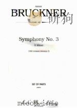 Symphony no.3 in D minor 1890 revision version 5 set of parts 08593     PDF电子版封面    AntonBruckner 