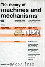The theory of machines and machanisms volume 1（1987 PDF版）