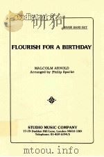 Flourish for a Birthday brass band set（1987 PDF版）