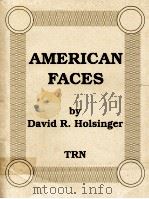 American Faces（ PDF版）