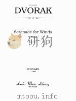 Serenade for Winds in D Minor op.44 set of parts 10669     PDF电子版封面    AntoninDvorak 