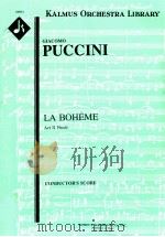 La Bohème Act Ⅱ Finale conductor's score A 8931（ PDF版）