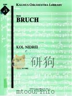 Kol Nidrei Op.47 full score A 1360     PDF电子版封面    MaxBruch 