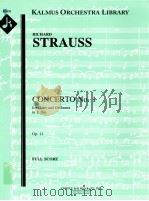 Concerto No.1 for Horn and Orchestra in E flat Op.11 full score A 2128（ PDF版）