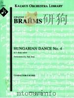 Hungarian Dance No.4 in F sharp minor conductor's score A 6631（ PDF版）