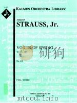 Voices of Spring Waltzes Op.410 full score A 2107     PDF电子版封面     