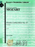 Piano Concerto No.27 in B Major K.595 full score A 1769（ PDF版）