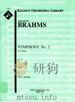 Symphony No.2 in D Major Op.73 full score A 1339     PDF电子版封面    JohannesBrahms 