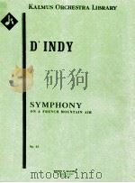 Symphonie on a French Mountain Air op.25     PDF电子版封面    D'Indy 