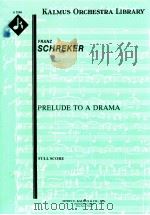 Prelude to A Drama full score A 7249     PDF电子版封面     