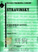 Firebird Suite l'oiseau de feu Original Version A 2132     PDF电子版封面    IgorStravinsky 