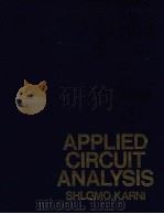 Applied circuit analysis   1988  PDF电子版封面    Shlomo Karni 
