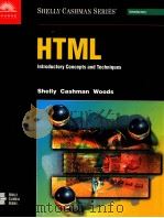 HTML : introductory concepts and techniques   1999  PDF电子版封面  0789547244   