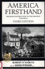 AMERICA FIRSTHAND  VOLUME 2  FROM RECONSTRUCTION TO THE PRESENT  THIRD EDITION（1995 PDF版）