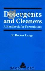 Detergents and cleaners :a handbook for formulattors（1994 PDF版）