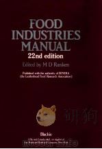 Food industries manual 22nd edition（1988 PDF版）