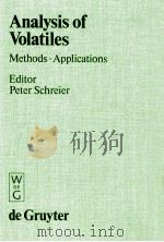 Analysis of volatiles  methods and applications（1984 PDF版）