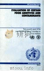 evaluation of certain food additives and contaminants P53   PDF电子版封面     