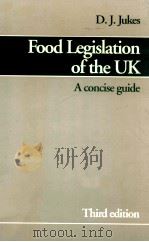 Food legislation of the UK: A concise guide third edition（1993 PDF版）