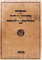 Proceedings of the forty - first annual meeting of the american society of bakery engineers 1979   1979  PDF电子版封面     