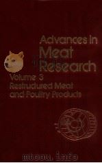 Advances in meat research ; volume 3:restructured meat and poultry products（1987 PDF版）