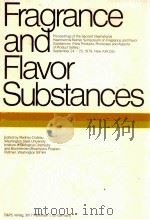 Fragrance and flavor substances（1980 PDF版）