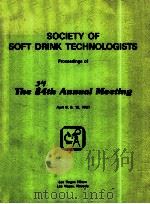 Society of soft Drink Technolgists. Proceedings of the 34th annual meeting（1987 PDF版）