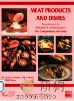 Meat products and dishes: sixth supplement to the fifth edition of McCance and Widdowson's the（1996 PDF版）