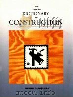 A concise dictionary of construction   1991  PDF电子版封面  156052068x  Frederic h Jones 