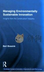 managing environmentally sustainable innovation  insights from the construction industry     PDF电子版封面     