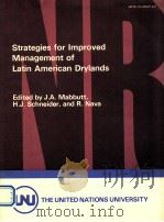 Strategies for improved management of Latin American drylands（1980 PDF版）