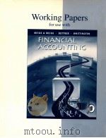 WORKING PAPERS FOR USE WITH FINANCIAL ACCOUNTING  NINTH EDITION   1998  PDF电子版封面  0070434417  ROBERT F.MEIGS AND MARY A.MEIG 