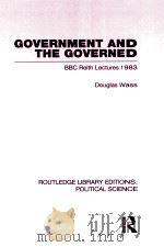GOVERNMENT AND THE GOVERNED  BBC REITH LECTURES 1983  VOLUME 13（1984 PDF版）