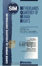 NETHERLANDS QUARTERLY OF HUMAN RIGHTS  TABLE OF CONTENTS  VOLUME 16 NO. 3  SEPTEMBER 1998（1998 PDF版）