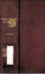 WHO'S WHO IN ITALY  3RD EDITION（1980 PDF版）