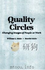 QUALITY CIRCLES  CHANGING IMAGES OF PEOPLE AT WORK   1983  PDF电子版封面  0201052075  WILLIAM L.MOHR AND HARRIET MOH 