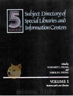 SUBJECT DIRECTORY OF SPECIAL LIBRARIES AND INFORMATION CENTERS  VOLUME 1 BUSINESS AND LAW LIBRARIES（1979 PDF版）