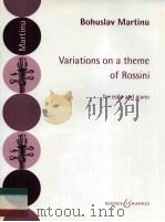 VARIATIONS ON A THEME OF ROSSINI FOR CELLO AND PIANO   1949  PDF电子版封面     