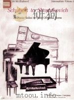 SCHUBERT TO SHOSTAKOVICH 39 PIANO SOLOS IN THEIR ORIGINAL FORM（1969 PDF版）