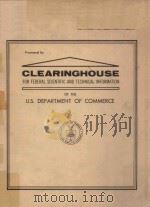 CLEARINGHOUSE FOR FEDERAL SCIENTIFIC AND TECHNICAL INFORMATION（ PDF版）