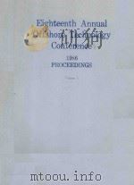 ELGHTEENTH ANNUAL OFFSHORE TECHNOLOGY CONFERENCE VOLUME 1   1986  PDF电子版封面     