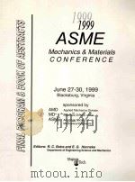 1999ASME MECHANICS & MATERIALS CONFERENCE     PDF电子版封面    R.C.BATRA AND E.G.HENNEKE 
